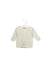 A White Cardigans from Seed in size 0-3M for girl. (Back View)