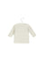 A White Cardigans from Seed in size 0-3M for girl. (Front View)