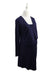 A Navy Nursing Dresses from Isabella Oliver in size XS for maternity. (Front View)