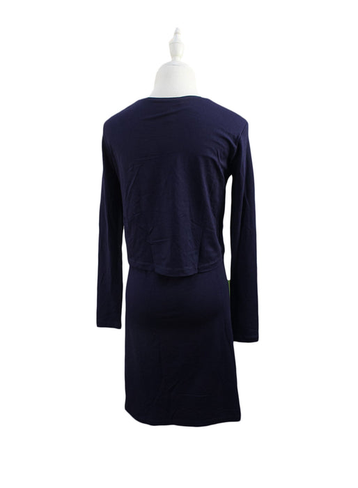 A Navy Nursing Dresses from Isabella Oliver in size XS for maternity. (Back View)