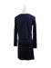 A Navy Nursing Dresses from Isabella Oliver in size XS for maternity. (Back View)