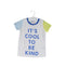 A White Short Sleeve T Shirts from Seed in size 3-6M for boy. (Back View)
