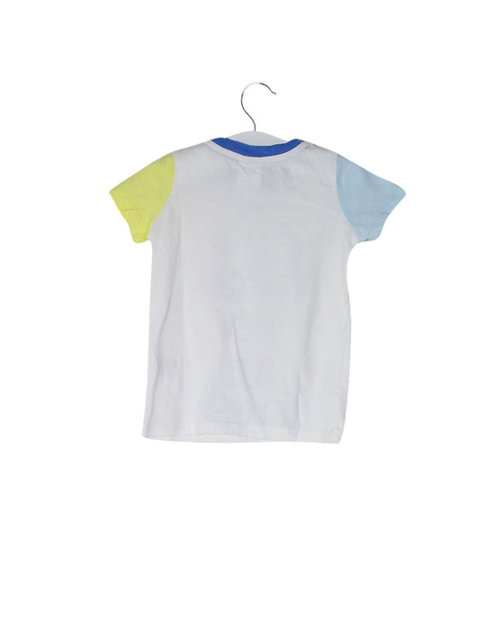 A White Short Sleeve T Shirts from Seed in size 3-6M for boy. (Front View)