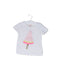 A White Short Sleeve T Shirts from Seed in size 3-6M for girl. (Back View)