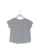 A Navy Short Sleeve T Shirts from Bonpoint in size 4T for girl. (Back View)