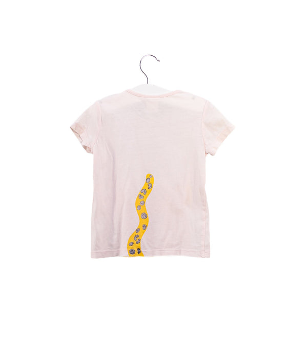 A Pink Short Sleeve T Shirts from Seed in size 6-12M for girl. (Front View)