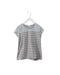 A Grey Short Sleeve T Shirts from Seed in size 6T for girl. (Back View)