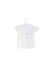 A White Short Sleeve T Shirts from Seed in size 0-3M for girl. (Front View)