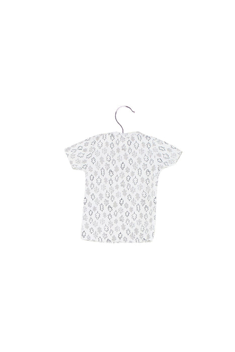 A White Short Sleeve T Shirts from Seed in size 0-3M for neutral. (Back View)