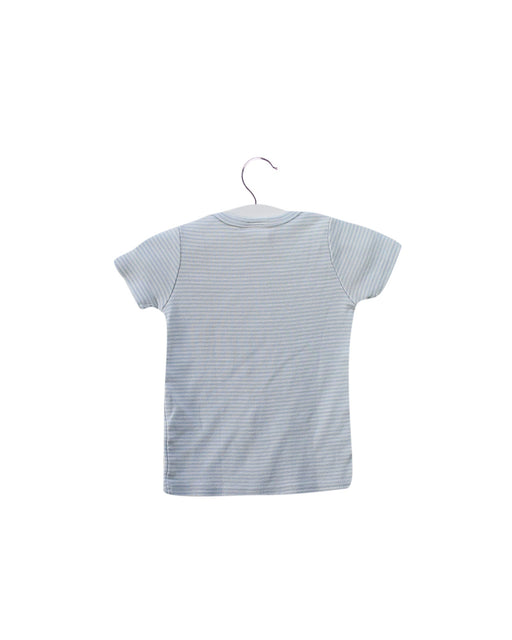 A Blue Short Sleeve T Shirts from Seed in size 3-6M for girl. (Front View)
