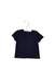 A Navy Short Sleeve T Shirts from Janie & Jack in size 6-12M for boy. (Back View)