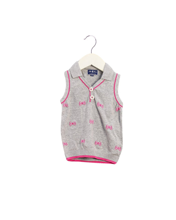 A Grey Sleeveless Polos from Nicholas & Bears in size 2T for girl. (Front View)