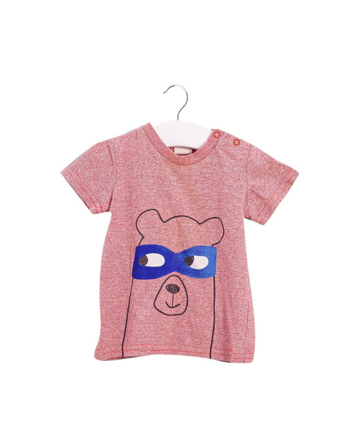 A Red Short Sleeve T Shirts from Seed in size 3-6M for neutral. (Front View)