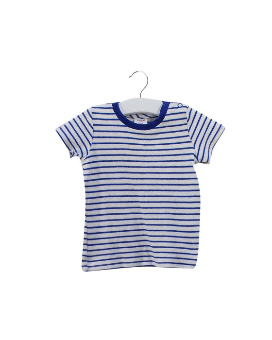A Blue Short Sleeve T Shirts from Seed in size 3-6M for girl. (Back View)