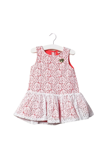 A Pink Sleeveless Tops from Juicy Couture in size 18-24M for girl. (Back View)