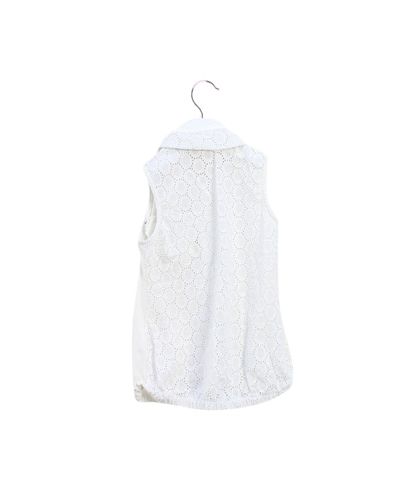 A White Sleeveless Tops from Nicholas & Bears in size 4T for girl. (Back View)