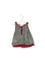 A Beige Sleeveless Tops from Absorba in size 3-6M for girl. (Back View)