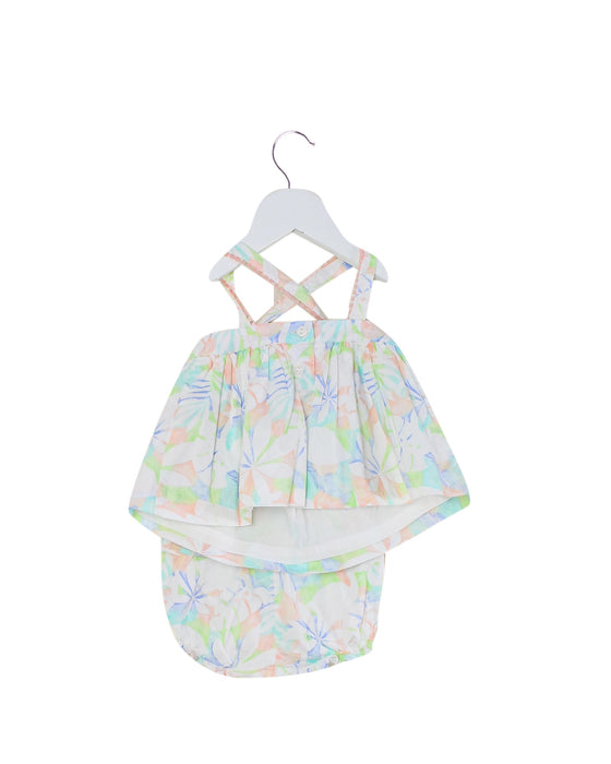 A Multicolour Sleeveless Tops from Janie & Jack in size 3-6M for girl. (Front View)