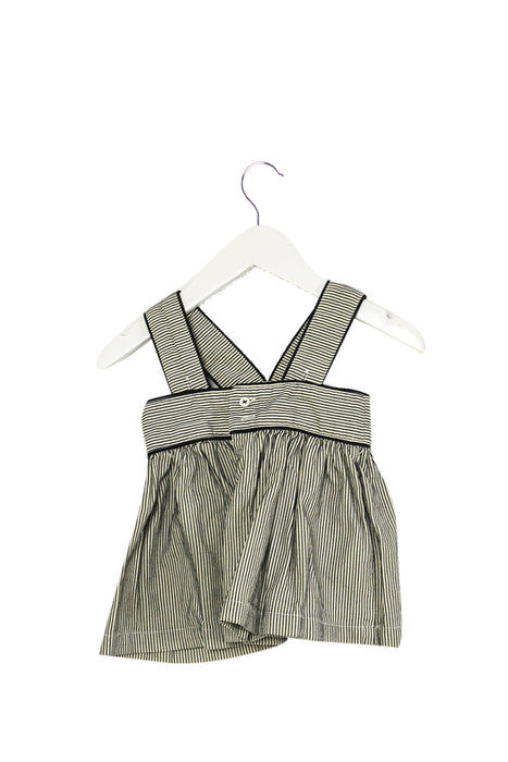 A Black Sleeveless Tops from Country Road in size 3-6M for girl. (Back View)