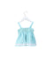 A Blue Sleeveless Tops from Ralph Lauren in size 6-12M for girl. (Front View)