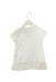 A White Short Sleeve Tops from Seed in size 3T for girl. (Back View)