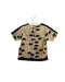 A Beige Short Sleeve Tops from Mini Rodini in size 3T for girl. (Back View)