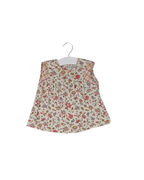 A Yellow Short Sleeve Tops from Kenzo in size 3-6M for girl. (Front View)
