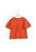 A Orange Short Sleeve Tops from Chickeeduck in size 5T for girl. (Back View)