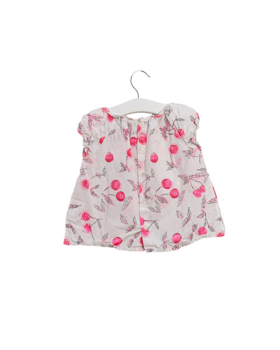 A White Short Sleeve Tops from Bonpoint in size 2T for girl. (Back View)