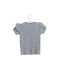 A Navy Short Sleeve Tops from Seed in size 3-6M for girl. (Back View)