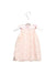 A Pink Sleeveless Dresses from Armani in size 3-6M for girl. (Back View)