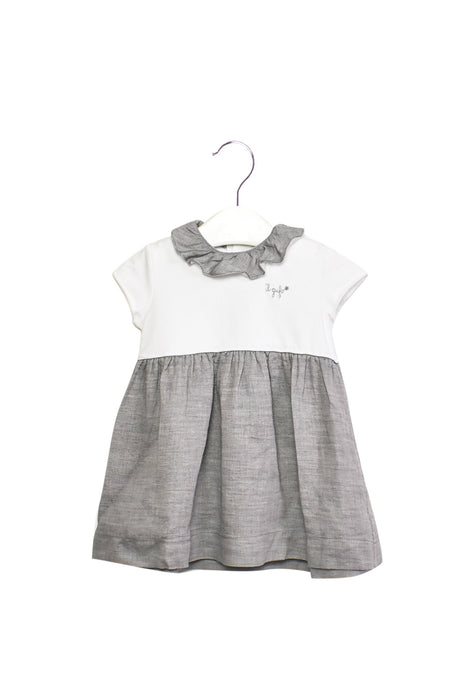 A Multicolour Short Sleeve Dresses from Il Gufo in size 6-12M for girl. (Back View)