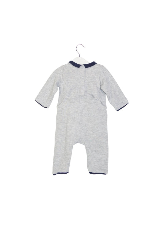 A Grey Jumpsuits from Jacadi in size 3-6M for boy. (Front View)