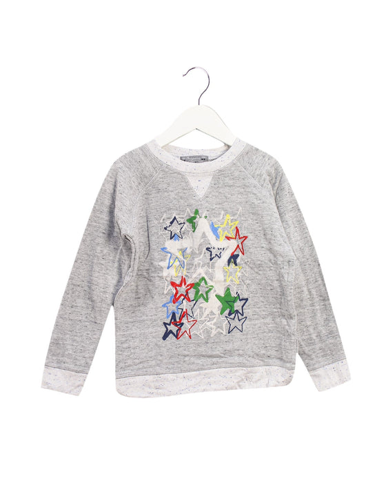 A Grey Crewneck Sweatshirts from Bonpoint in size 6T for boy. (Back View)