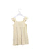 A Yellow Sleeveless Dresses from Chickeeduck in size 3T for girl. (Back View)