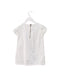 A White Short Sleeve Tops from Gingersnaps in size 4T for girl. (Back View)