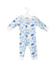 A White Long Sleeve Jumpsuits from Petit Bateau in size 3-6M for neutral. (Front View)