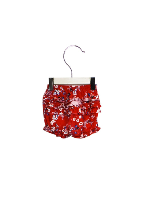 Red Petit Bateau Baby Shorts 6M at Retykle Singapore