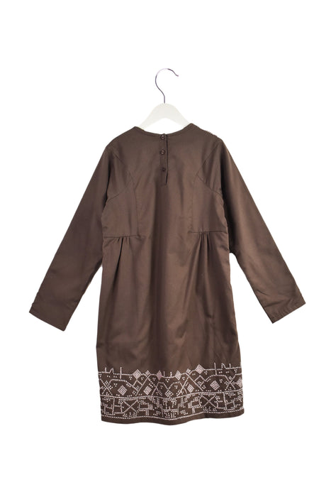 Brown Antik Batik Kids Dress 10 at Retykle Singapore