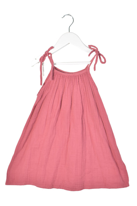 A Pink Sleeveless Dresses from Numero 74 in size M for girl. (Front View)
