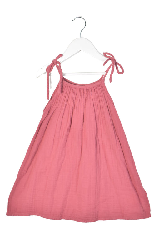 A Pink Sleeveless Dresses from Numero 74 in size M for girl. (Front View)