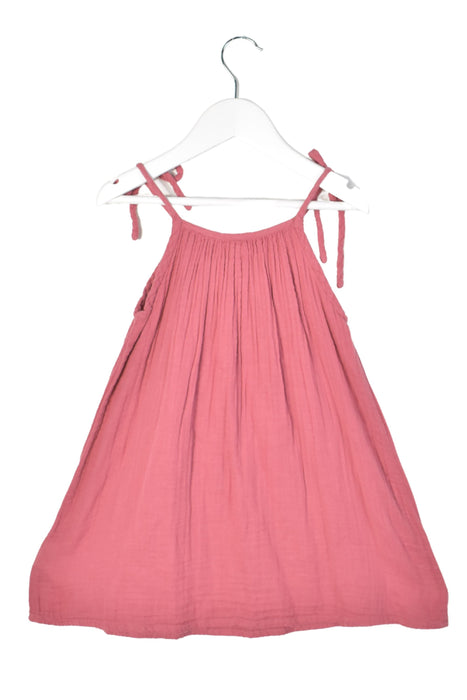A Pink Sleeveless Dresses from Numero 74 in size M for girl. (Back View)