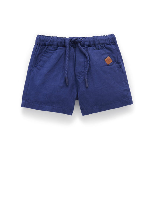 Navy Pull on Shorts