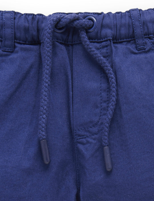 Navy Pull on Shorts